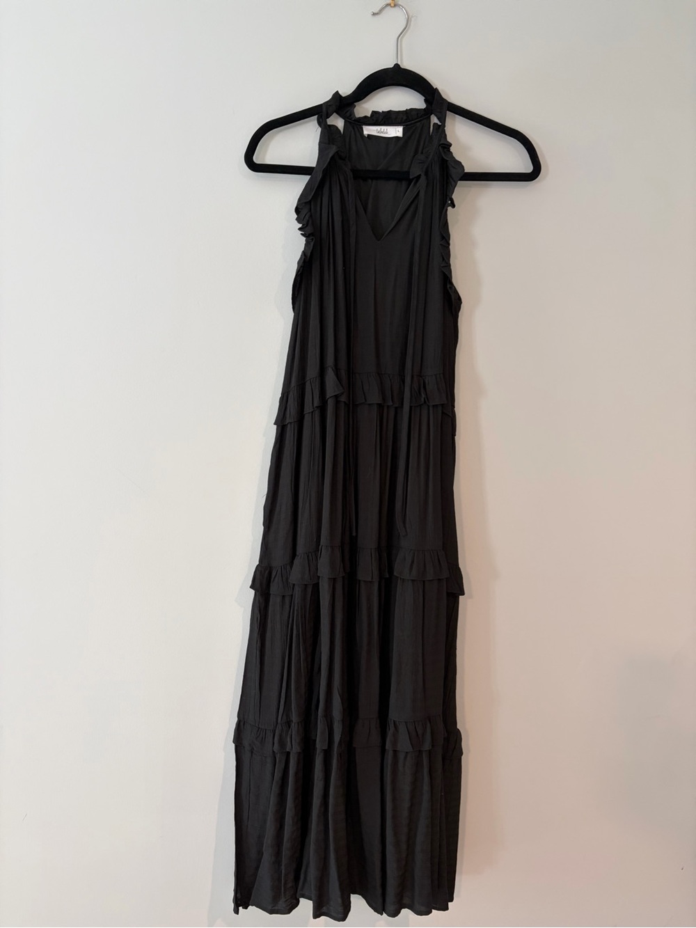 Talula Black Ruffle High-Low Dress - Picture 6 of 6
